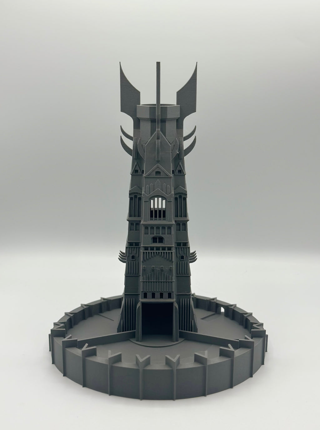 Gothic Dice Tower | 3D Printed Fortress Dice Roller for Tabletop Games – 9.5” Tall