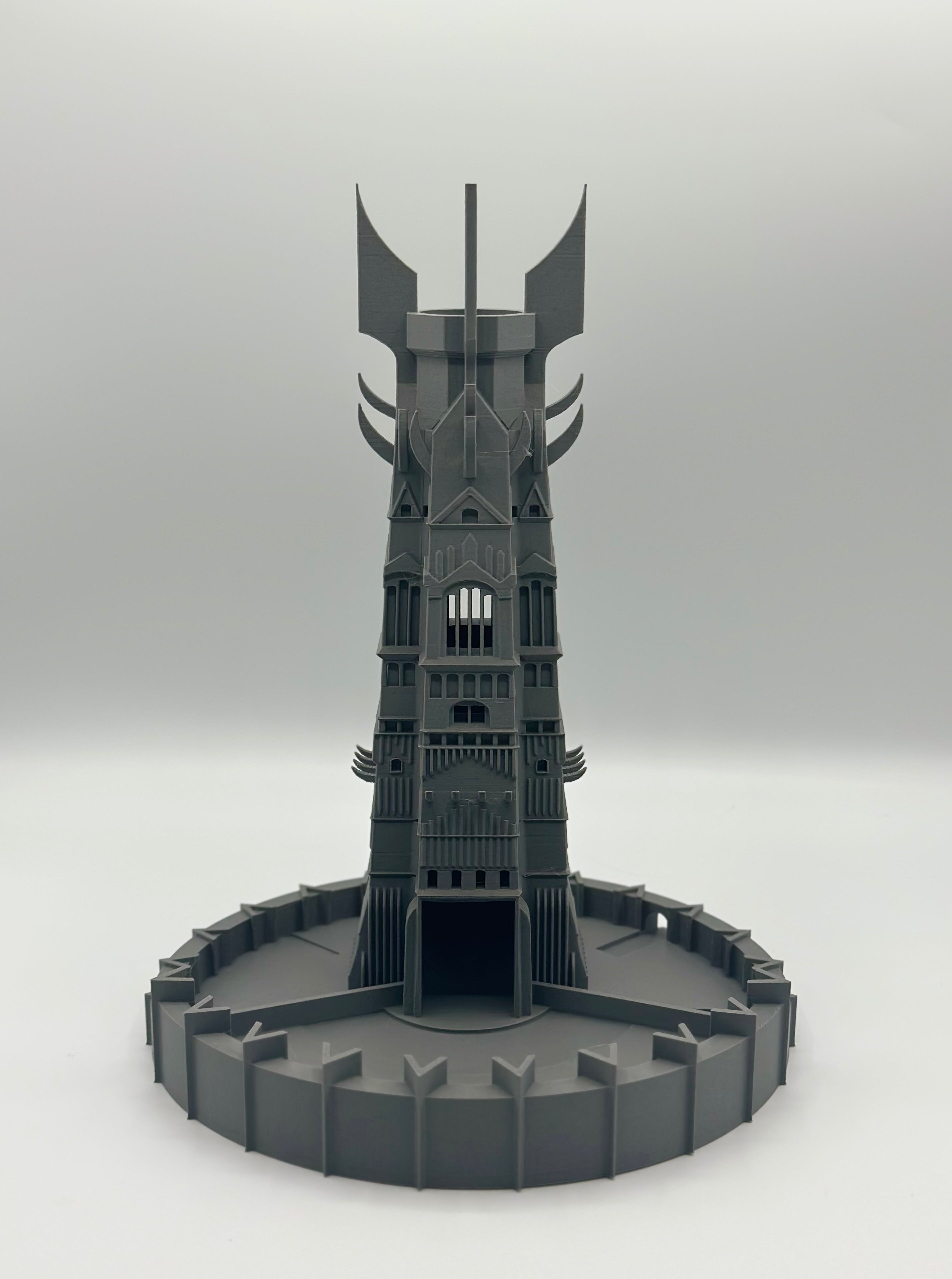 Gothic Dice Tower | 3D Printed Fortress Dice Roller for Tabletop Games – 9.5” Tall