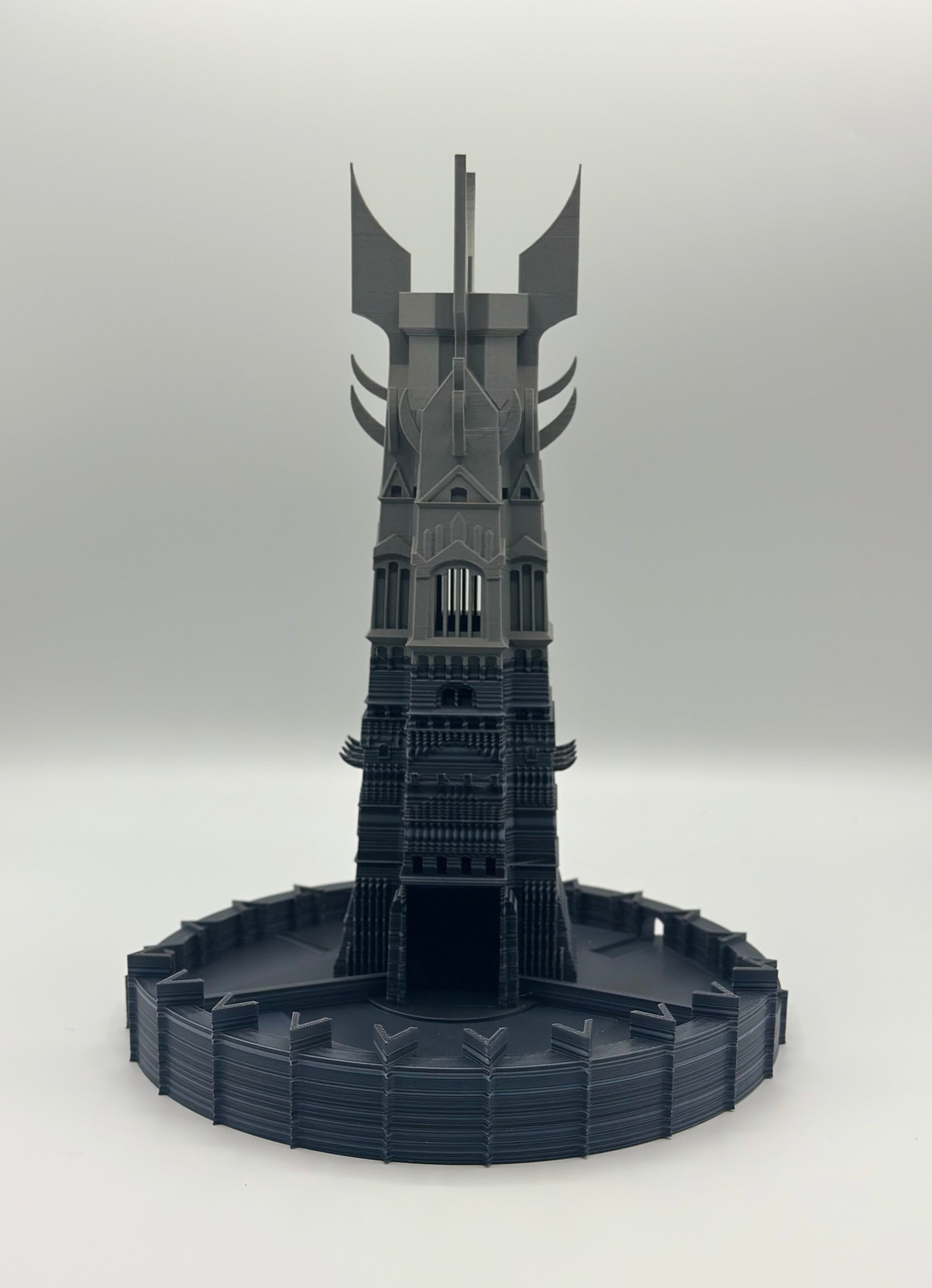 Gothic Dice Tower | 3D Printed Fortress Dice Roller for Tabletop Games – 9.5” Tall