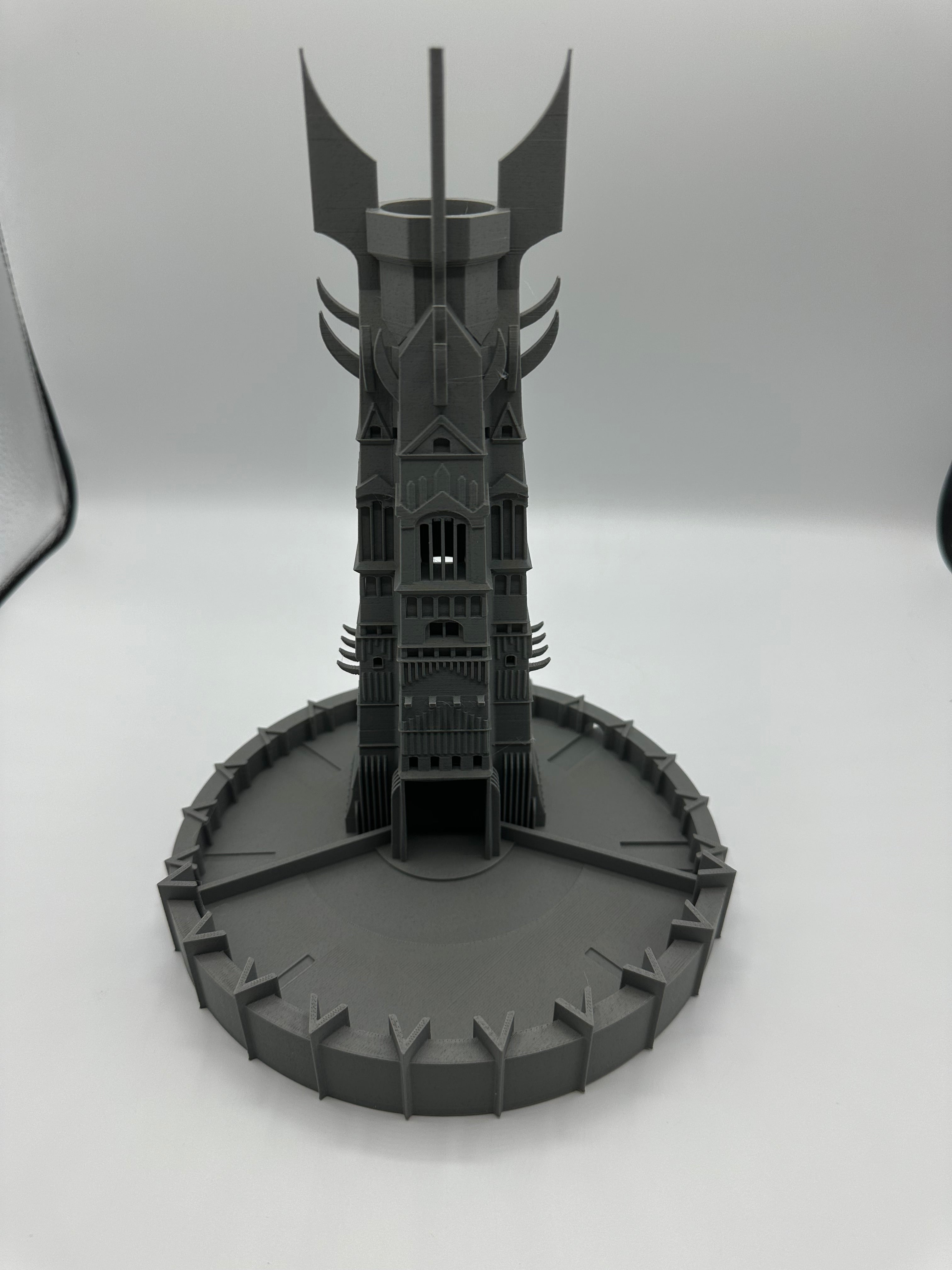 Gothic Dice Tower | 3D Printed Fortress Dice Roller for Tabletop Games – 9.5” Tall