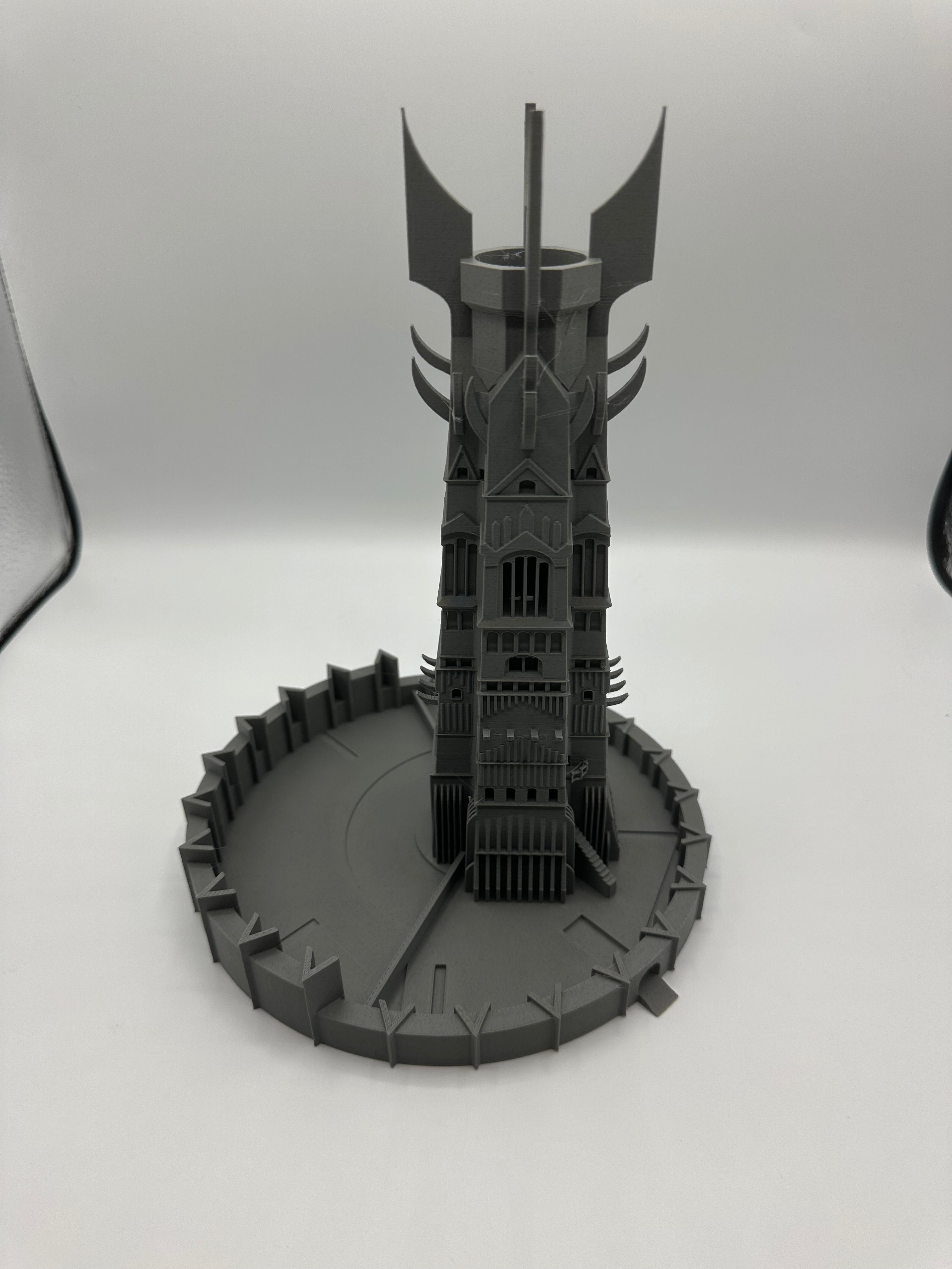 Gothic Dice Tower | 3D Printed Fortress Dice Roller for Tabletop Games – 9.5” Tall