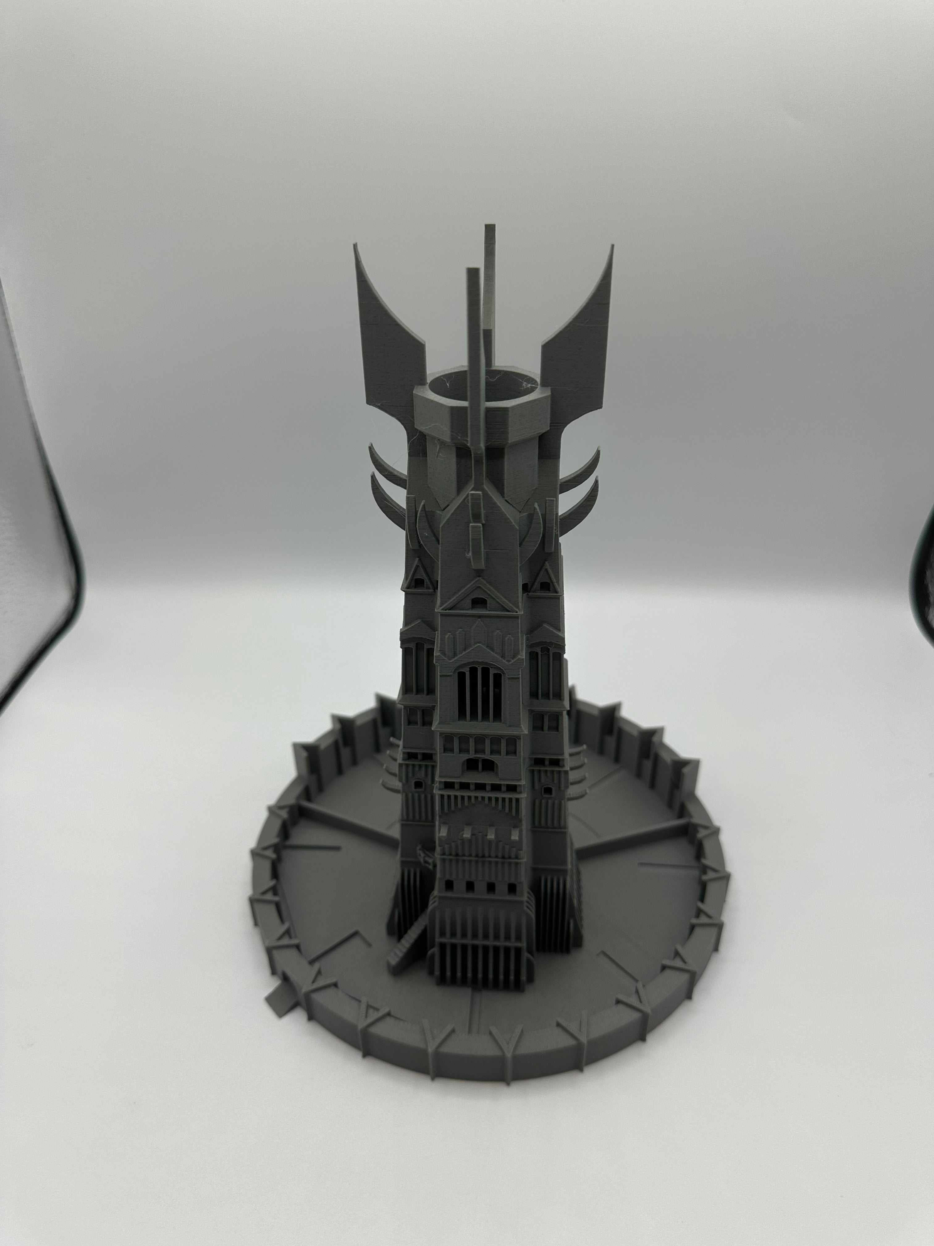 Gothic Dice Tower | 3D Printed Fortress Dice Roller for Tabletop Games – 9.5” Tall