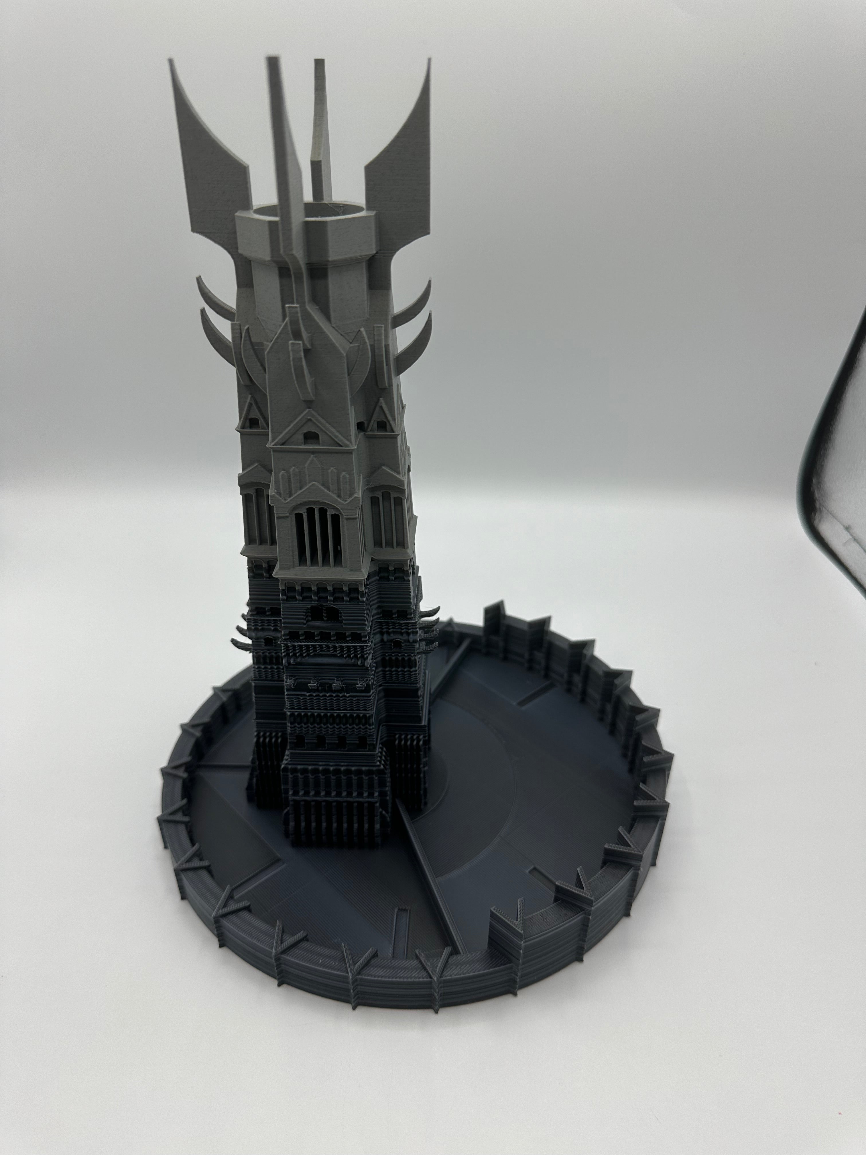Gothic Dice Tower | 3D Printed Fortress Dice Roller for Tabletop Games – 9.5” Tall